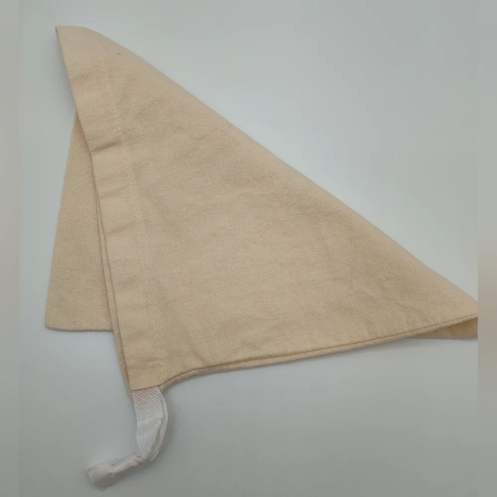 JIMMY CHOO LONDON Cotton Drawstring Dust Bag Shoe Storage Neutral Beige EUC